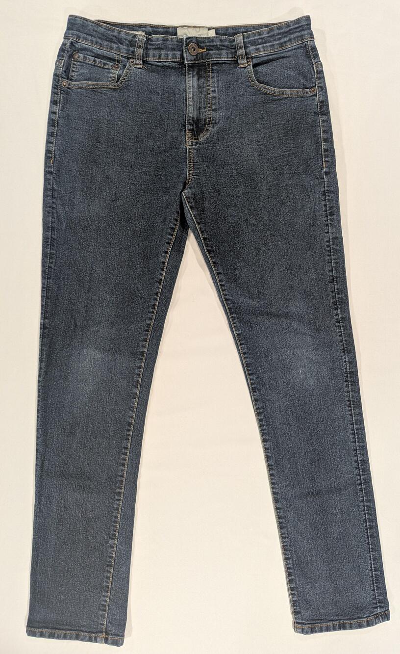 Lucky Brand Jeans Youth 18 Slim Blue Wash Skinny Adjustable Waist Stretch Denim
